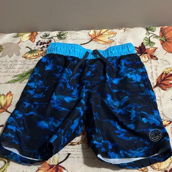 ZeroXposur Kids Swim Trunks - Blue and Black - Picture 1 of 6